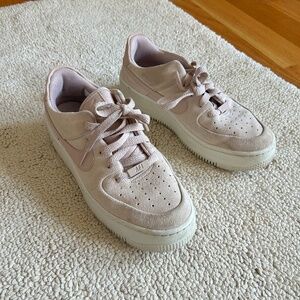 Light Pink Nike Air Force 1 Size 7